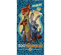 Oficial Disney Zootropolis Coexistance Toalla de baño y playa de algodón