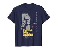 Oficial El Padrino - La Soledad del Poder Camiseta, Hombre, Azul Marino, XL