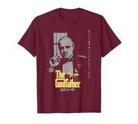 Oficial El Padrino - La Soledad del Poder Camiseta, Hombre, Granate, 3XL