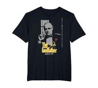 Oficial El Padrino - La Soledad del Poder Camiseta, Hombre Tallas Grandes, Negro, 4X Alto