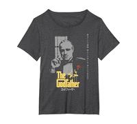 Oficial El Padrino - La Soledad del Poder Camiseta, Mujer Tallas Grandes, Jaspeado Oscuro, 6XL Grande