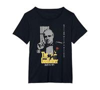 Oficial El Padrino - La Soledad del Poder Camiseta, Mujer Tallas Grandes, Negro, 6XL Grande