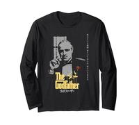 Oficial El Padrino - La Soledad del Poder Manga Larga, Unisex para Adultos, Negro, M