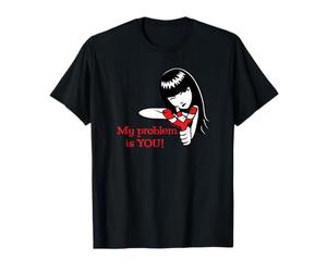 Oficial Emily The Strange Mi Problema Eres Tú Retro Camiseta