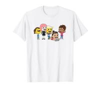 Oficial Emojitown Girls Meeting Gothic Gamer Earth Group Camiseta