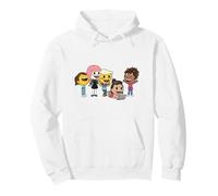 Oficial Emojitown Girls Meeting Gothic Gamer Earth Group Sudadera con Capucha