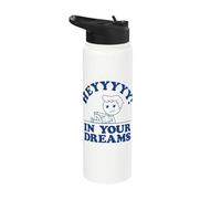 Oficial Emojitown Heyyyyy! In your dreams Happy Boy Stainless Steel Insulated Water Bottle