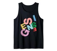 Oficial Genesis Colored Logo 3D Camiseta sin Mangas