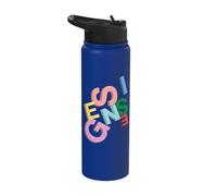 Oficial Genesis Colored Logo 3D Stainless Steel Insulated Water Bottle