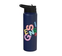 Oficial Genesis Colored Logo 3D Stainless Steel Insulated Water Bottle