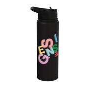 Oficial Genesis Colored Logo 3D Stainless Steel Insulated Water Bottle