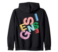 Oficial Genesis Colored Logo 3D Sudadera con Capucha