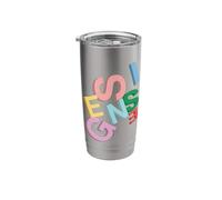 Oficial Genesis Colored Logo 3D Vaso térmico de acero inoxidable de doble pared