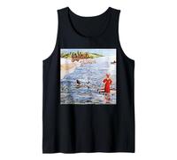 Oficial Genesis Foxtrot Album Cover Camiseta sin Mangas