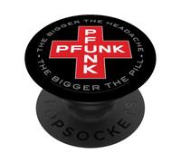 Oficial George Clinton PFUNK Logo Design PopSockets PopGrip Adhesivo