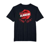 Oficial Guns N' Roses Lies Repeat 30 Años Edición Rock Band Camiseta, Hombre Tallas Grandes, Negro, 4X Alto