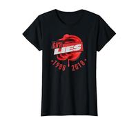 Oficial Guns N' Roses Lies Repeat 30 Años Edición Rock Band Camiseta, Mujer, Negro, M