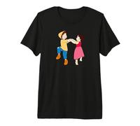 Oficial Heidi Peter Bailando Serie TV Dibujos Animados Camiseta Premium