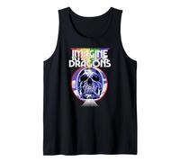 Oficial Imagine Dragons Calavera Banda Logo Camiseta sin Mangas