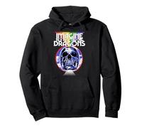 Oficial Imagine Dragons Calavera Banda Logo Sudadera con Capucha