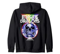 Oficial Imagine Dragons Calavera Banda Logo Sudadera con Capucha