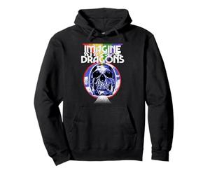 Oficial Imagine Dragons Calavera Banda Logo Sudadera con Capucha