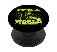 Oficial James Brown Its a Mans World Soul Music PopSockets PopGrip Adhesivo