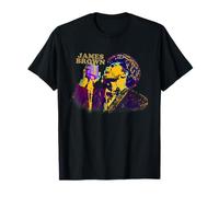 Oficial James Brown Soul Music Microphone Pose Camiseta