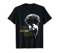 Oficial James Brown Try Me Godfather of Soul Music Camiseta
