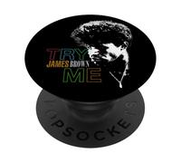 Oficial James Brown Try Me Godfather of Soul Music PopSockets PopGrip Adhesivo