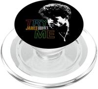 Oficial James Brown Try Me Godfather of Soul Music PopSockets PopGrip para MagSafe