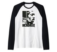 Oficial Jimi Hendrix Let Me Live Voodoo Range Blues Rock Camiseta Manga Raglan