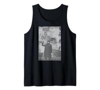 Oficial John Lennon War Is Over Rock Música Navidad Camiseta sin Mangas