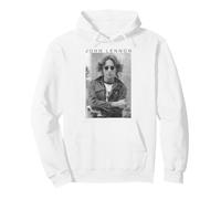 Oficial John Lennon Windswept Legend Vintage Sudadera con Capucha