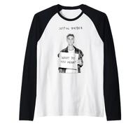 Oficial Justin Bieber What do You Mean Portrait Camiseta Manga Raglan