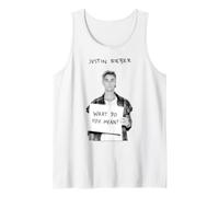 Oficial Justin Bieber What do You Mean Portrait Camiseta sin Mangas