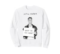 Oficial Justin Bieber What do You Mean Portrait Sudadera