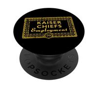 Oficial Kaiser Chiefs Employment Logo & Frame Banda Rock PopSockets PopGrip Adhesivo