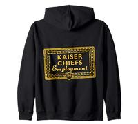 Oficial Kaiser Chiefs Employment Logo & Frame Banda Rock Sudadera con Capucha