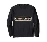 Oficial Kaiser Chiefs Logo Banda Rock Indie Retro Manga Larga