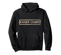 Oficial Kaiser Chiefs Logo Banda Rock Indie Retro Sudadera con Capucha