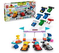 Oficial LEGO DUPLO: Coches De Carreras Del Equipo F1 Y Conductores (10445) Nuevo
