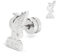 Oficial Liverpool FC - Pendientes de tuerca de acero inoxidable con forma de Liverbird L.F.C