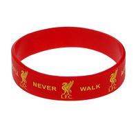 Oficial LIVERPOOL FC "YNWA" pulsera de goma de color rojo