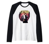 Oficial Luther Vandross Never Too Much Artwork Camiseta Manga Raglan