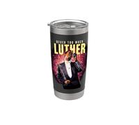 Oficial Luther Vandross Never Too Much Artwork Vaso térmico de acero inoxidable de doble pared
