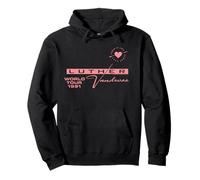 Oficial Luther Vandross Power of Love Tour 1991 Sudadera con Capucha