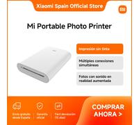 Xiaomi Mi Pocket Photo Printer impresora de foto Térmico 313 x 400 DPI 2" x 3" (5x7.6 cm)