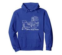 Oficial Morgan Wallen ilustrado Sudadera con Capucha, Unisex para Adultos, Azul Real, S