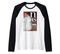 Oficial NAS Illmatic Hip-Hop Retro Camiseta Manga Raglan